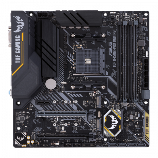 Asus TUF B450M-PRO GAMING mATX Gaming Motherboard AMD Ryzen 3000 Ready